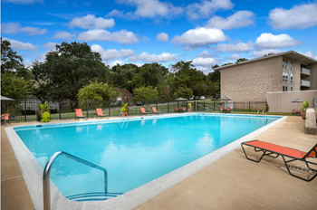 Our apartments have a large pool for residents to enjoy